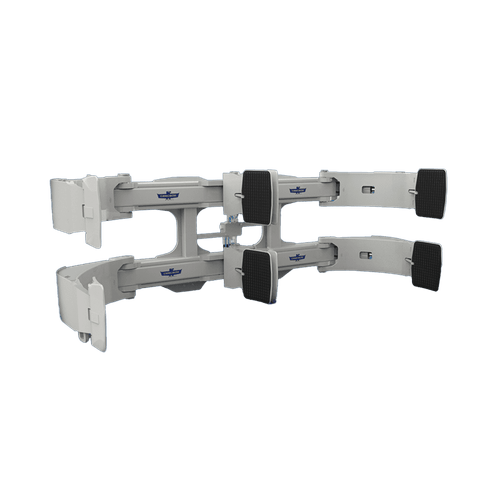Paper Roll Clamp con Brazo Pivotante para 2 a 4 Bobinas