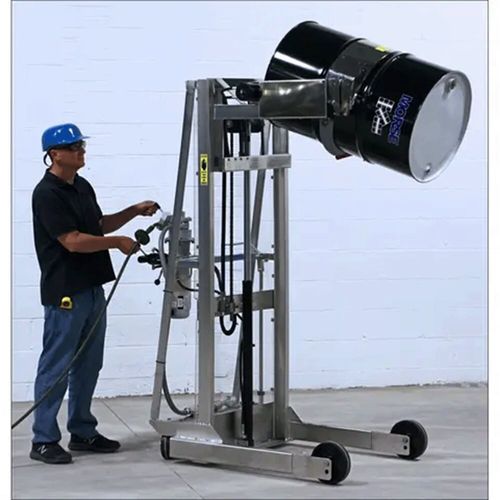 Vertedor de tambos de elevación vertical modelo 510SS-110