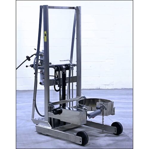 Vertedor de tambos de elevación vertical modelo 510SS-125