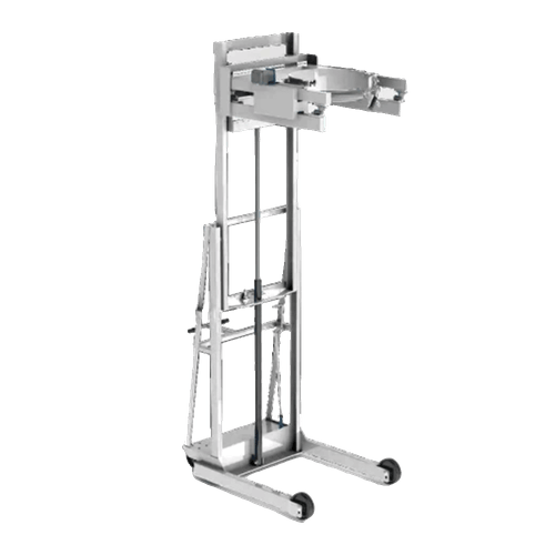 Vertedor de tambos de elevación vertical modelo 520SS-124