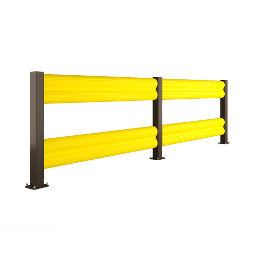 Barrera Flex de Seguridad Compacta modular doble 1100x1100 mm