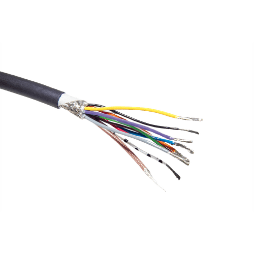 Cable dinámico múltiple por metro- Cable coaxial del mástil + 11 conductores