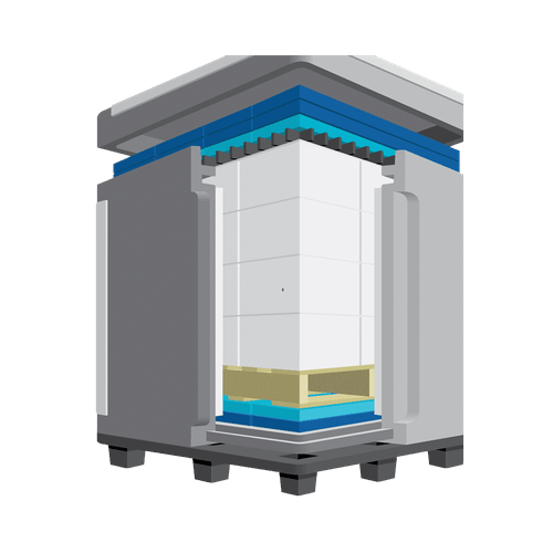 Contenedor Isotérmico reusable LD7 pallet shippers