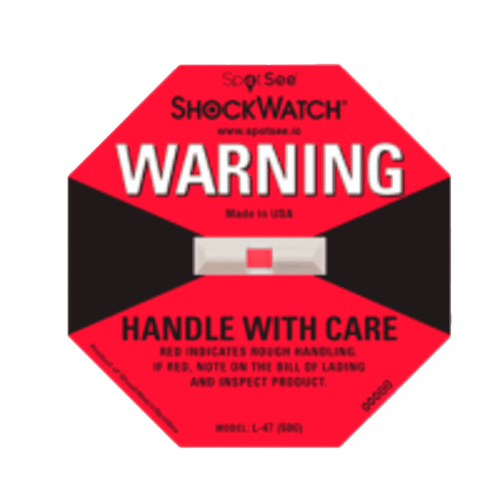 Indicador de impacto ShockWatch Label 50G (Rojo)- 200 Unidades
