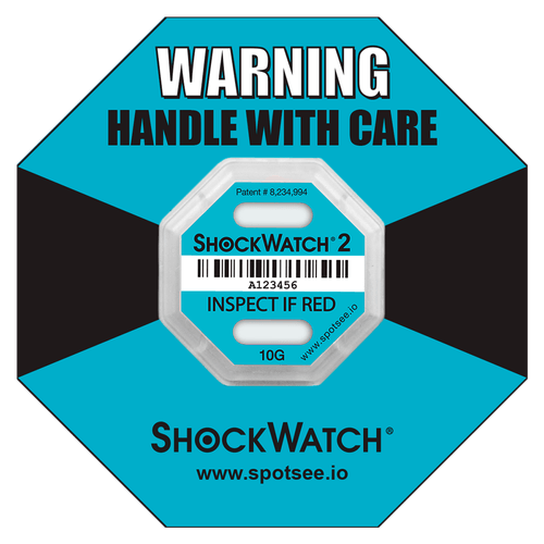 Indicador de impacto ShockWatch 2 - 10G- 200 Unidades