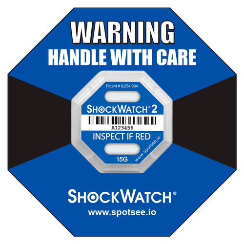Indicador de impacto ShockWatch 2 - 15G- 100 Unidades