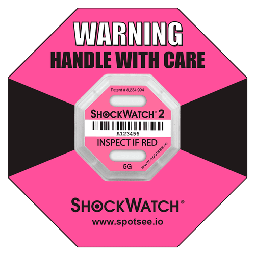 Indicador de impacto ShockWatch 2 - 5G - 100 Unidades