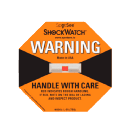 Indicador de impacto ShockWatch Label  75G (Naranja)- 200 Unidades