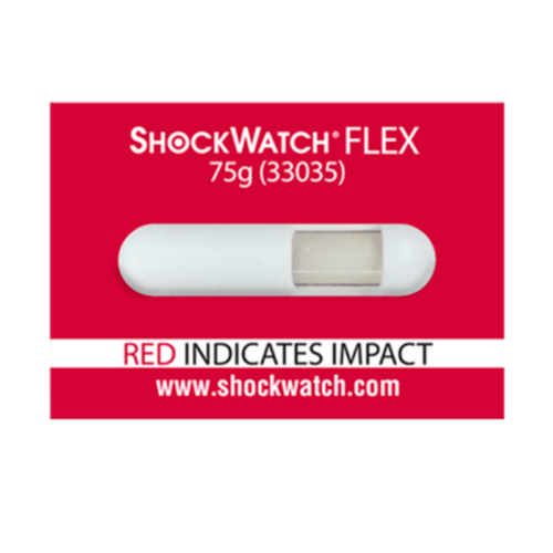 Indicador de impacto ShockWatch Double Tube Flex 75*- 100 Unidades