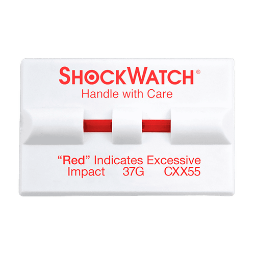 Indicador de impacto ShockWatch Double Tube 55 MiniClip - 100 Unidades