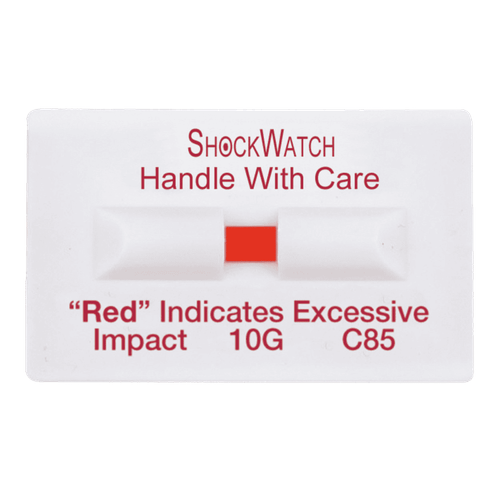 Indicador de impacto ShockWatch Single Tube 75 MiniClip- 100 Unidades