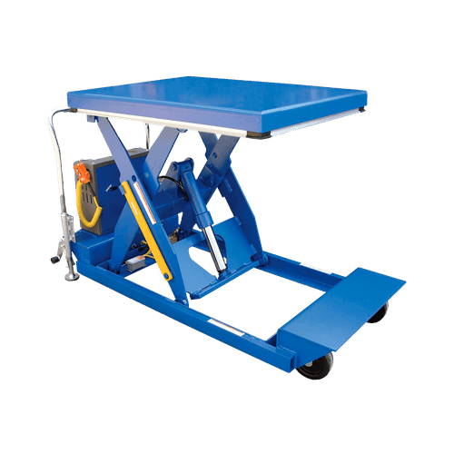 Mesa elevadoras de tijera portátiles 1KLbs-24"x64"-58H Eléctrica