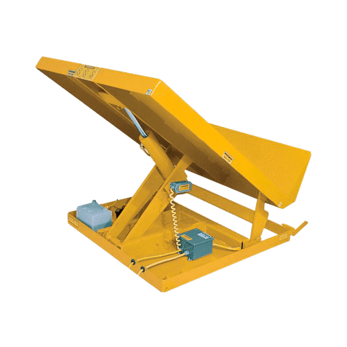 Mesa Elevadora con inclinación 6KLbs-48"x48"-230V Amarilla-1