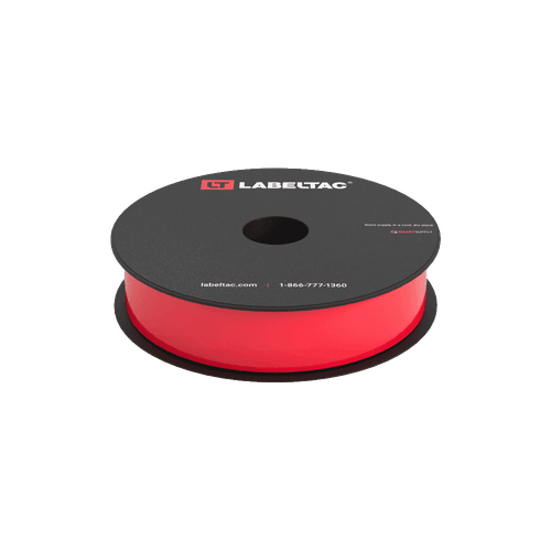Etiquetas Adherentes Color Rojo Rollo de 1" x 150'
