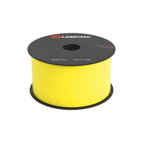 Etiqueta Amarilla Fosforescente Rollo 2.5" x 150'