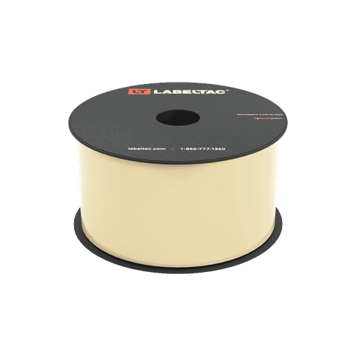 Etiquetas Adherentes Beige Rollo de 2.5" x 150'
