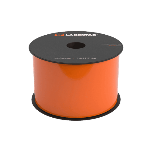 Etiqueta Naranja Rollo 3" x 150' para LabelTac