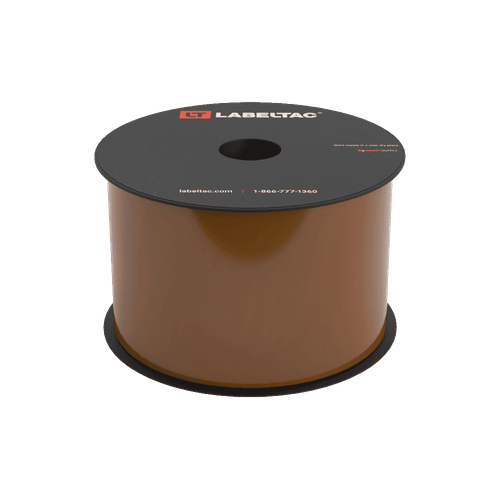 Etiqueta Marrón Rollo de 3" x 150'