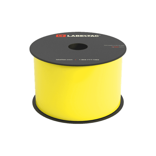 Etiqueta Amarilla Fosforescente Rollo 3" x 150'