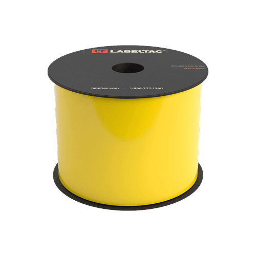 Etiqueta Amarilla Termica Rollo de 3.5" x 150'