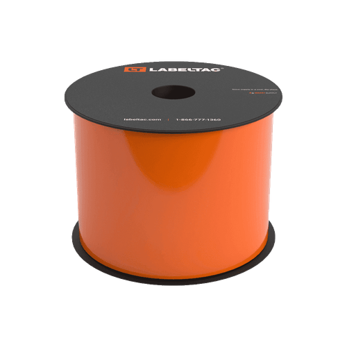 Etiqueta Naranja Precio Rollo de 3.5" x 150'