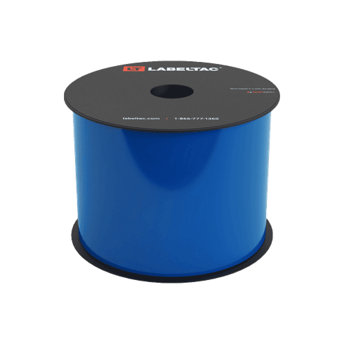 Etiqueta Adhesiva Azul Rollo de 3.5" x 150'