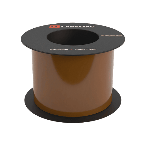 Rollo de Etiquetas Marron 4" x 75'