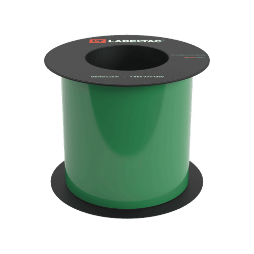 Rollo de Etiquetas Verdes 5" x 75'