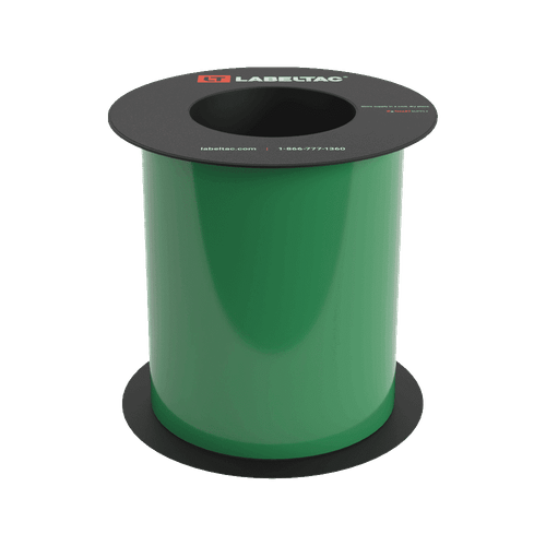 Rollo de Etiquetas Verdes 6" x 75'