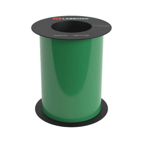 Rollo de Etiquetas Verdes 7" x 75'