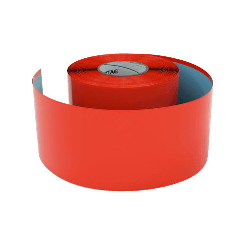 Cinta de Seguridad Rojo 6" x 100' para Piso