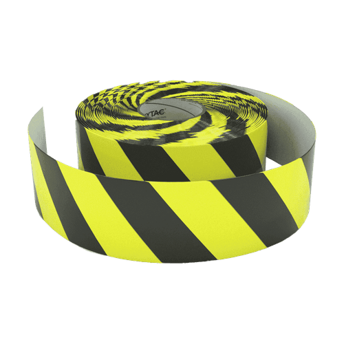 Cintas de Seguridad Negro/Amarillo 3" x 100'