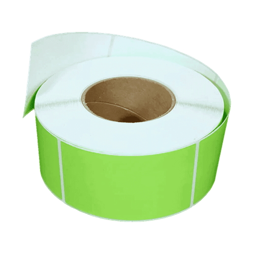Etiqueta térmica fondo verde 4x6" Rollo 1000 (10 Cajas)