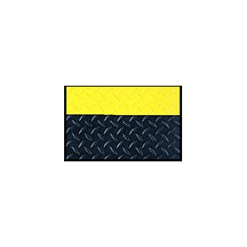Tapete dieléctrico antiderrape 36"x900" x 1/4" NegroAmarillo