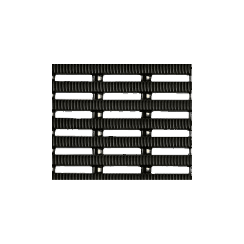 Tapete antideslizante rejilla abierta Negro 3'x33' x 3/8"