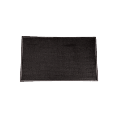 Tapete de entrada Goma Finger Negro Limpiador 16"x24" x 5/8"