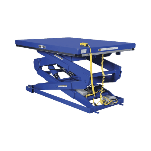 Mesa elevadora eléctrohidráulica doble tijera 64"x88" 1000lb