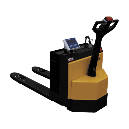 Transpaleta eléctrica con báscula 27"x48" 4500lb de Batería