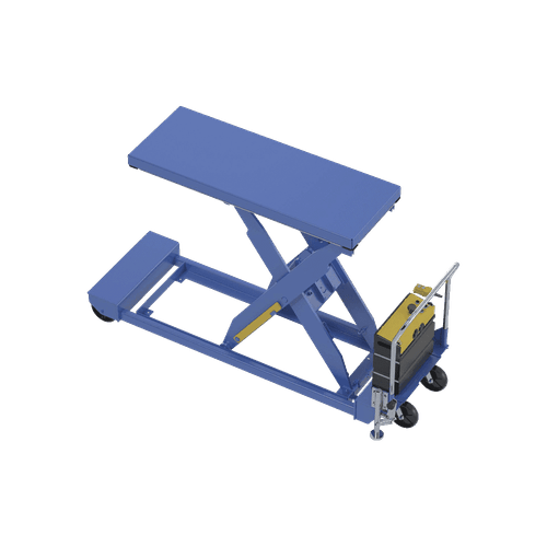 Mesa elevadora de cargas pesadas 58" 1000lb 24" x 64" Manual