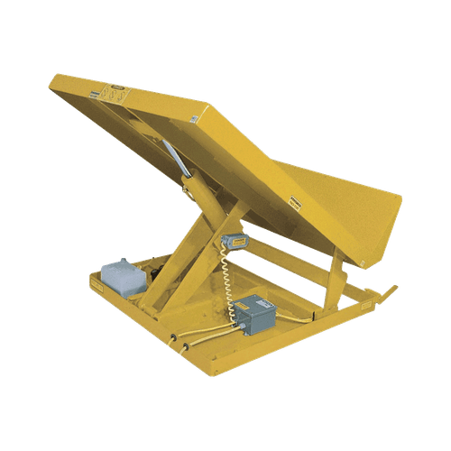 Mesa elevadora con inclinación Amarilla 6000Lb 48"x48" 115V