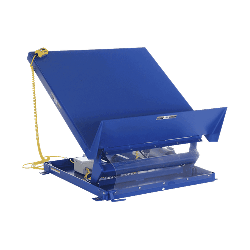 Mesa elevadora con inclinación Azul 6000Lb 54"x48" 115V