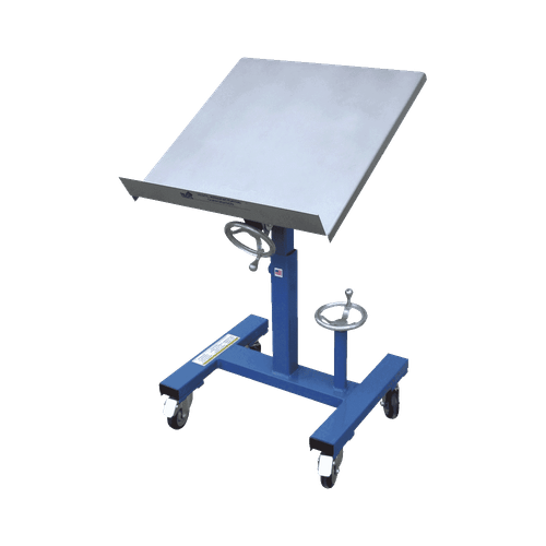 Mesa de trabajo móvil con inclinación 300lb 24" x 24" Azul