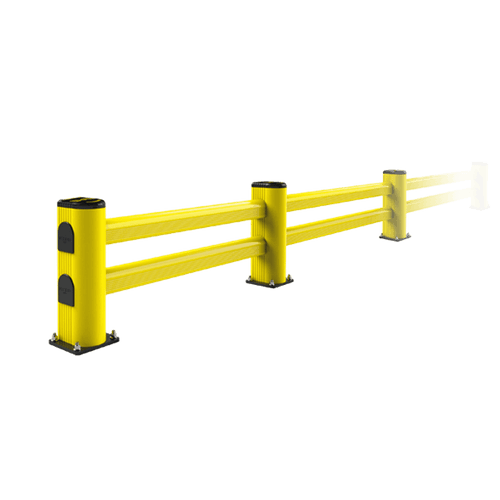 Barrera de protección doble de tráfico vehicular 2000x500mm