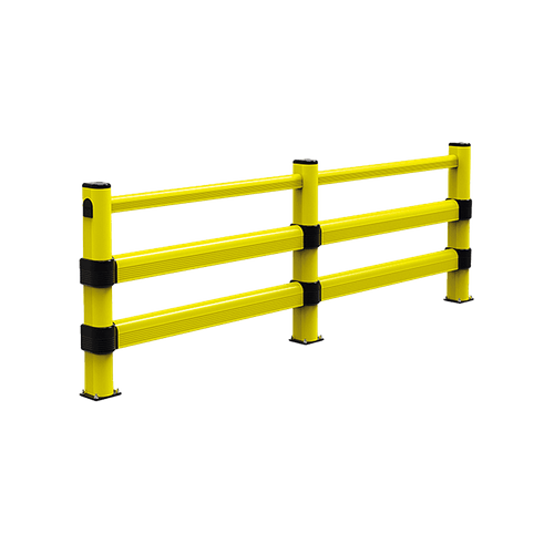 Barrera de seguridad Peatonal Doble barandal  1100x2000 mm