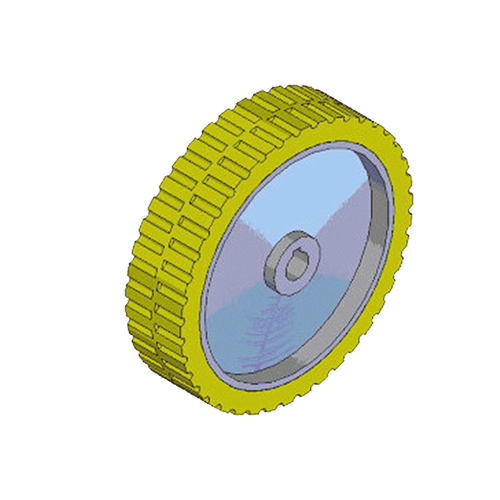 Ruedas refacción de emplayadora robot - Delantera y trasera