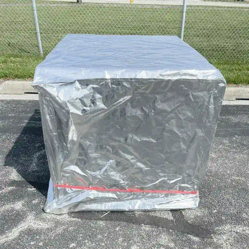 Manta Isotérmica Reusable Palletquilt® / Qshield De Un Solo Uso 40X48X15