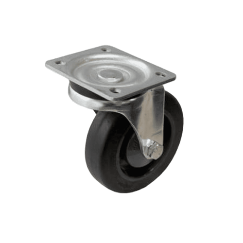 Rueda soporte de tugger remolcador 125mm - Negro