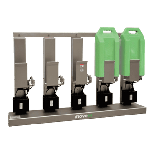 Estación de carga para 5 baterías de Tugger 25.6V/10A Acero