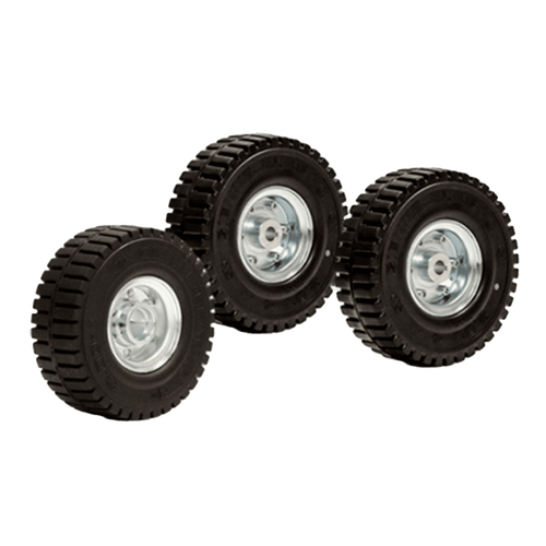 Llantas de caucho para tugger color negro 3x250x80mm