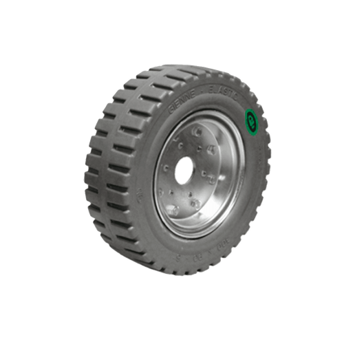 Rueda para tugger de manejo 300 x 90 mm Goma Gris